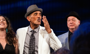 Jazz article: John Santos at Miner Auditorium