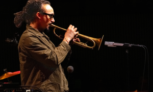 Jazz article: Stefon Harris & Blackout / Theo Croker at Miner Auditorium