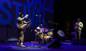 Jazz article: Hamid Drake, Shabaka Hutchings, Simo Lagnawi al Teatro Golden di Palermo