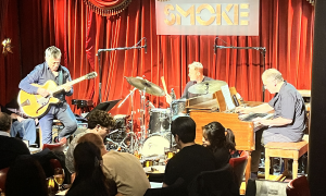 Jazz article: Goldings/Bernstein/Stewart at SMOKE