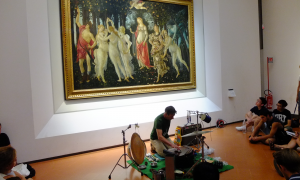Jazz article: Zlatko Kaučič alla Galleria degli Uffizi di Firenze
