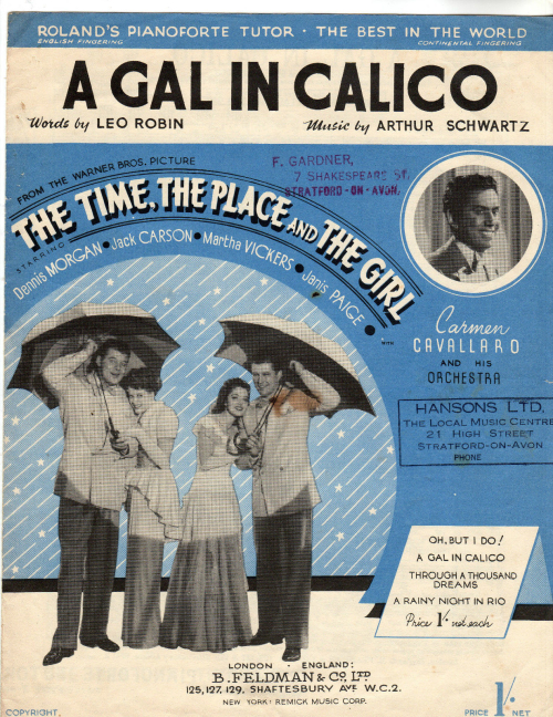 Hot Track: A Gal in Calico