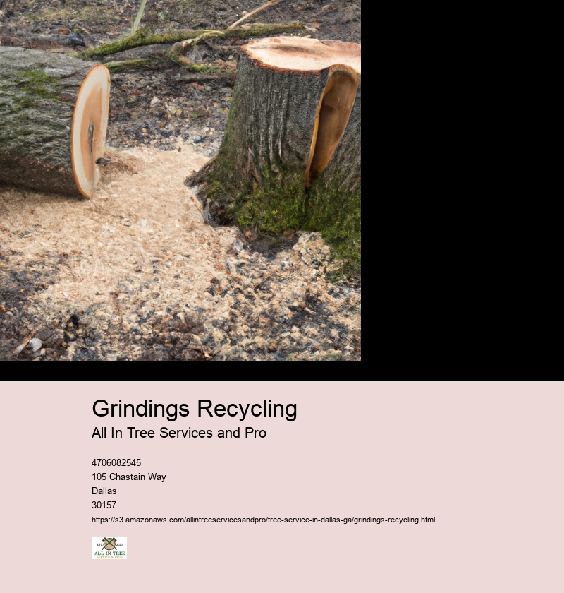 Benefits of recycling grindings