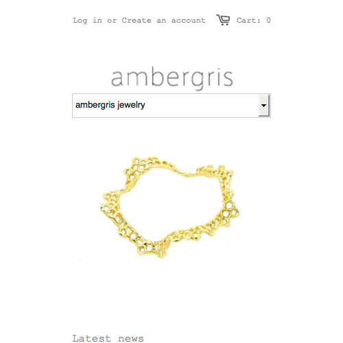 ambergris jewelry
