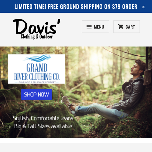 davisclothingandoutdoor.com