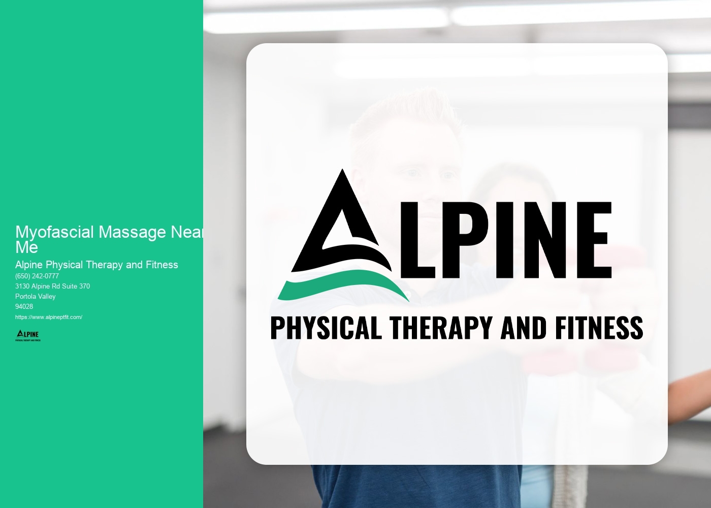 What are the benefits of myofascial massage?