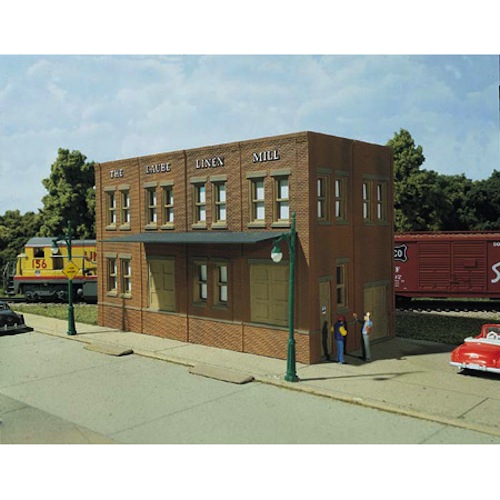 Woodland Scenics 10600 HOScale KIT Laube's Linen Mill, Authentic