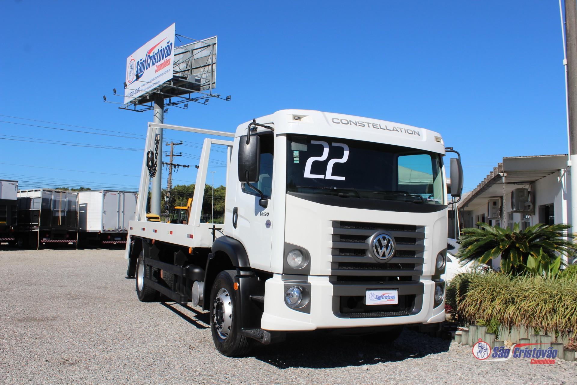 Foto numero 1 do veiculo Volkswagen 14.190 Constellation - Branca - 2021/2022