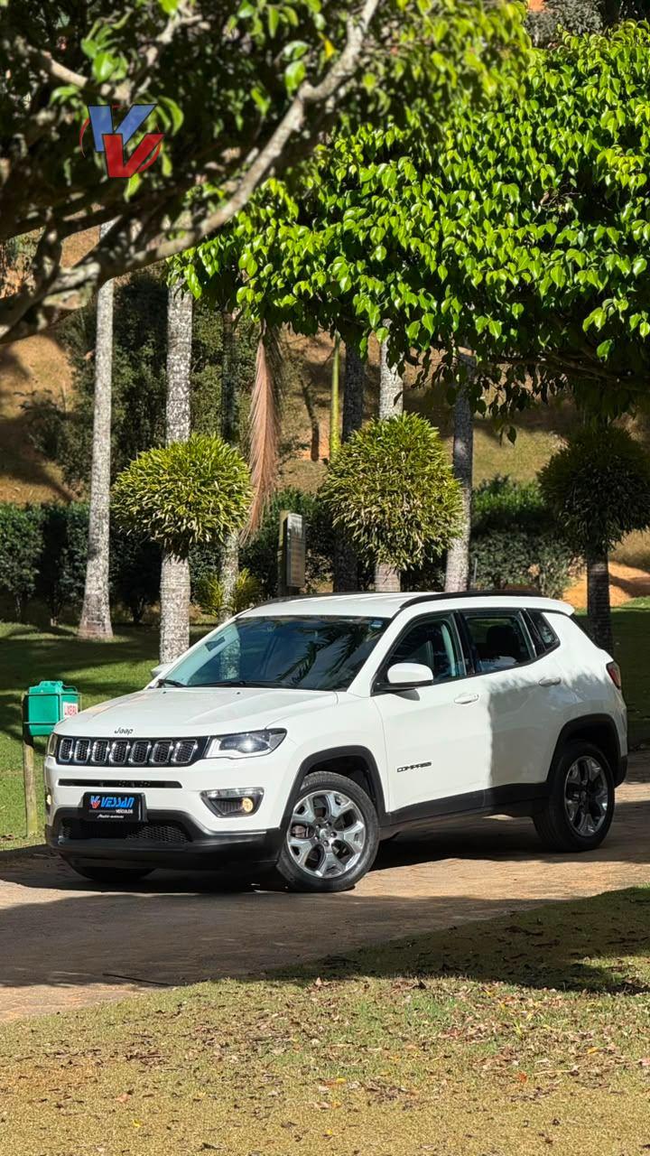 Foto numero 3 do veiculo Jeep Compass LONGITUDE 2.0 4x2 Flex 16V Aut.  - Branca - 2019/2019