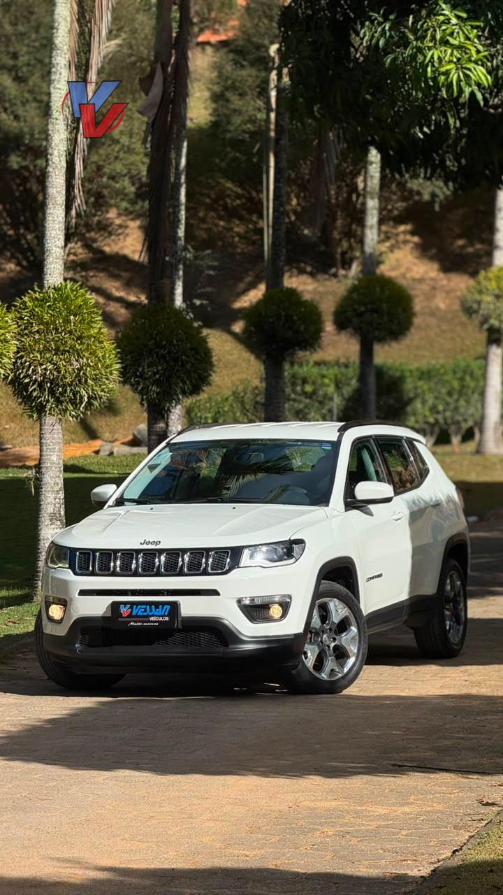 Foto numero 1 do veiculo Jeep Compass LONGITUDE 2.0 4x2 Flex 16V Aut.  - Branca - 2019/2019