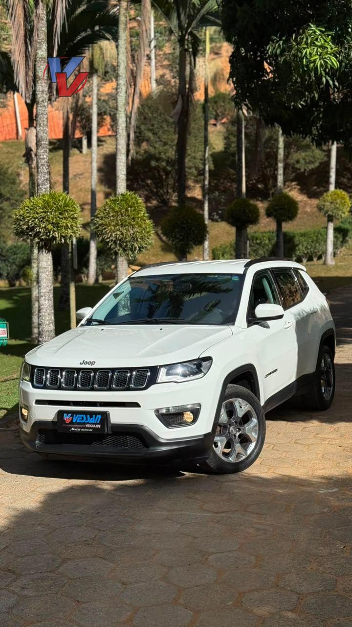 Foto numero 2 do veiculo Jeep Compass LONGITUDE 2.0 4x2 Flex 16V Aut.  - Branca - 2019/2019