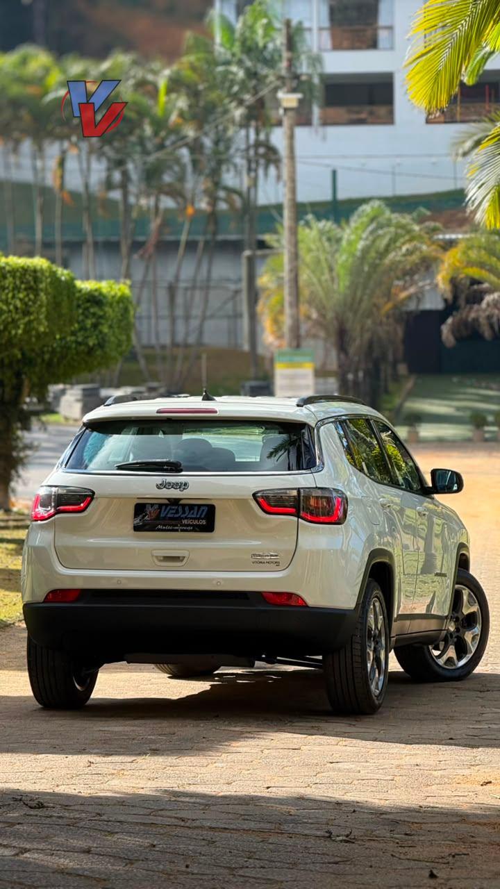 Foto numero 4 do veiculo Jeep Compass LONGITUDE 2.0 4x2 Flex 16V Aut.  - Branca - 2019/2019
