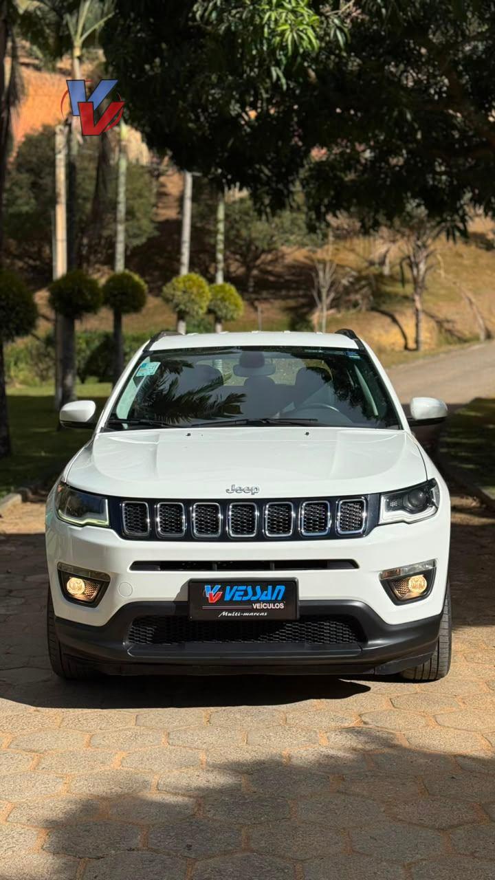 Foto numero 6 do veiculo Jeep Compass LONGITUDE 2.0 4x2 Flex 16V Aut.  - Branca - 2019/2019