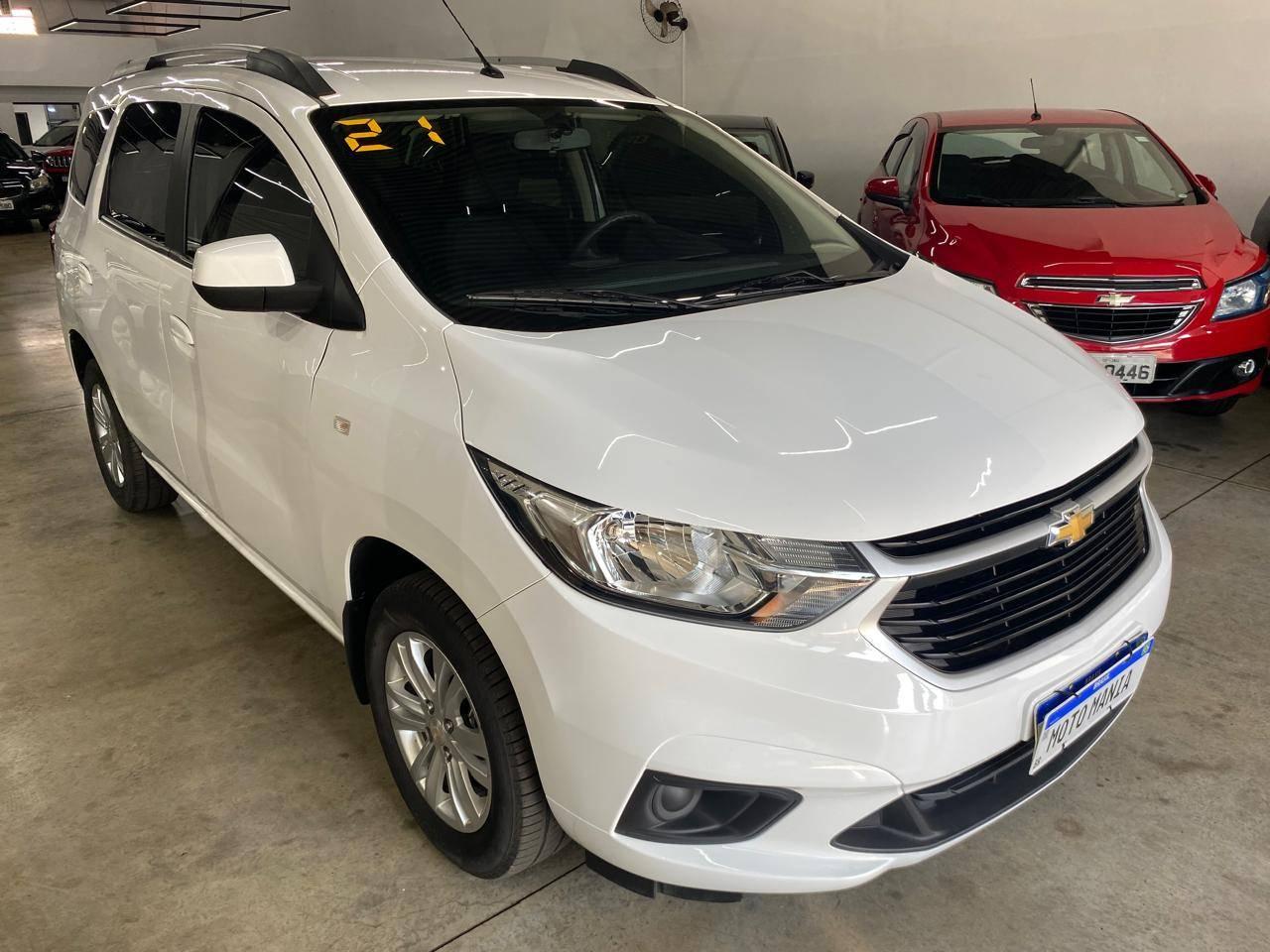 Foto numero 3 do veiculo Chevrolet Spin LT 1.8 8V Econo.Flex 5p Mec.  - Branca - 2021/2022