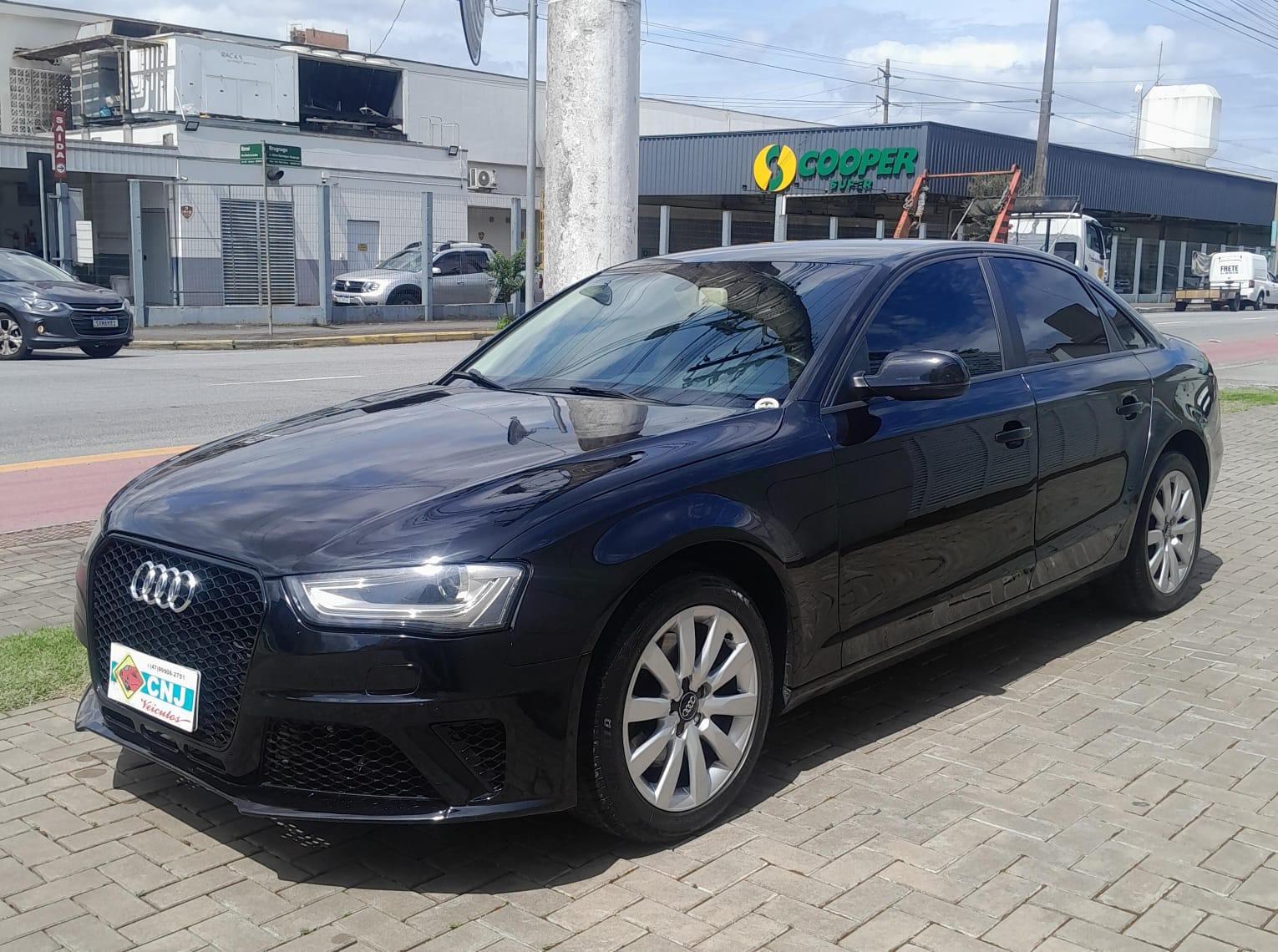 Foto numero 1 do veiculo Audi A4 2.0 16V TFSI 183/180cv Multitronic - Preta - 2014/2014