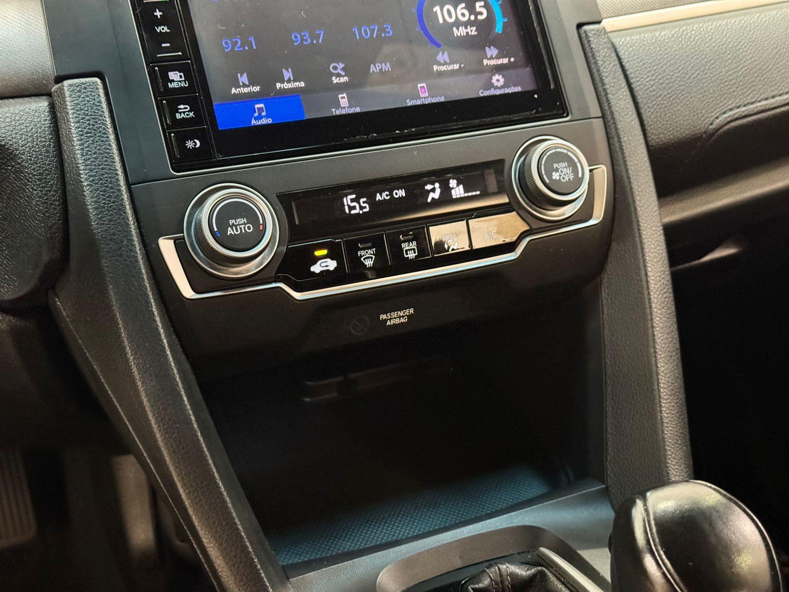 Foto numero 9 do veiculo Honda Civic Sedan SPORT 2.0 Flex 16V Aut.4p  - Preta - 2018/2018