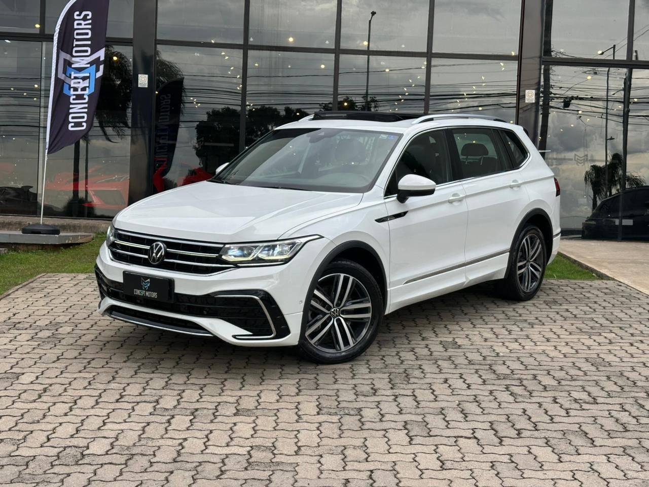 Foto numero 3 do veiculo Volkswagen Tiguan Allspac R-Line 300 TSI 2.0  - Branca - 2024/2024