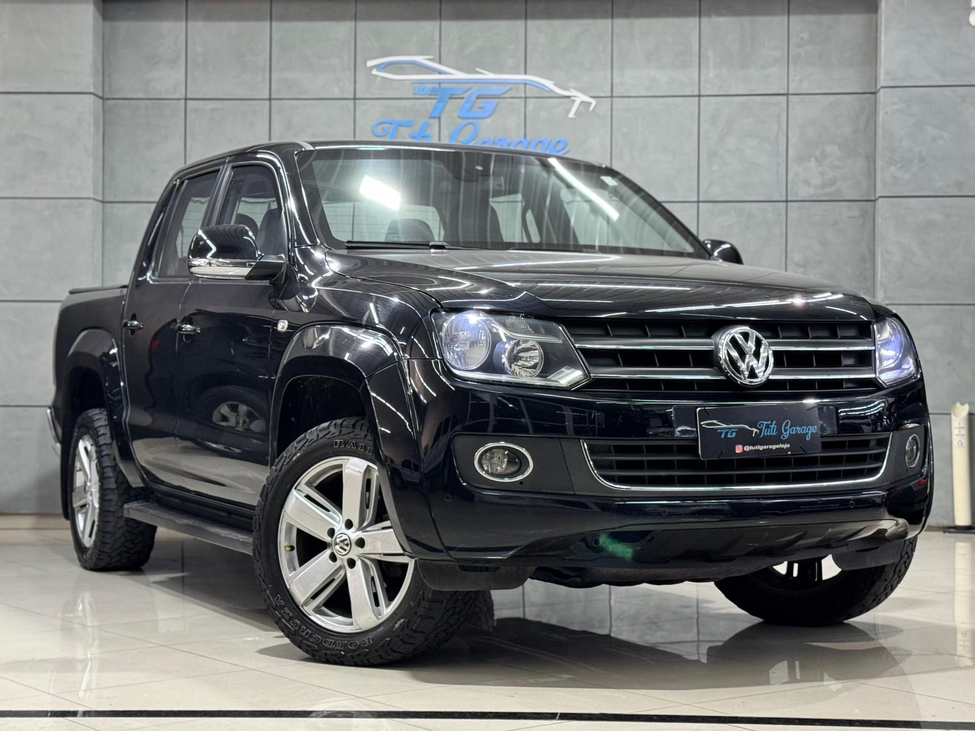Foto numero 1 do veiculo Volkswagen Amarok Highline CD 2.0 16V TDI 4x4 Dies.  - Preta - 2014/2014
