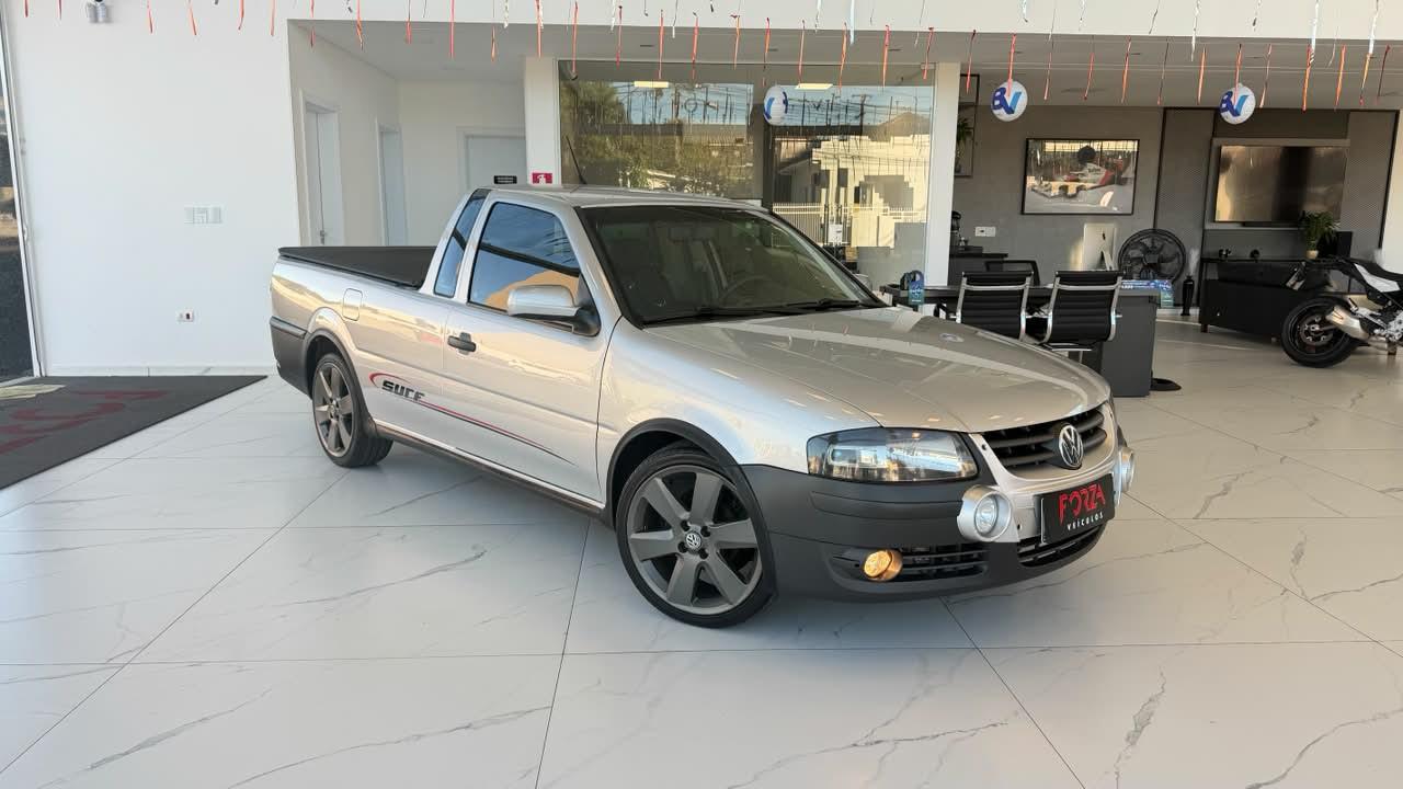 Foto numero 1 do veiculo Volkswagen Saveiro SURF 1.6 Mi Total Flex 2p  - Prata - 2008/2009