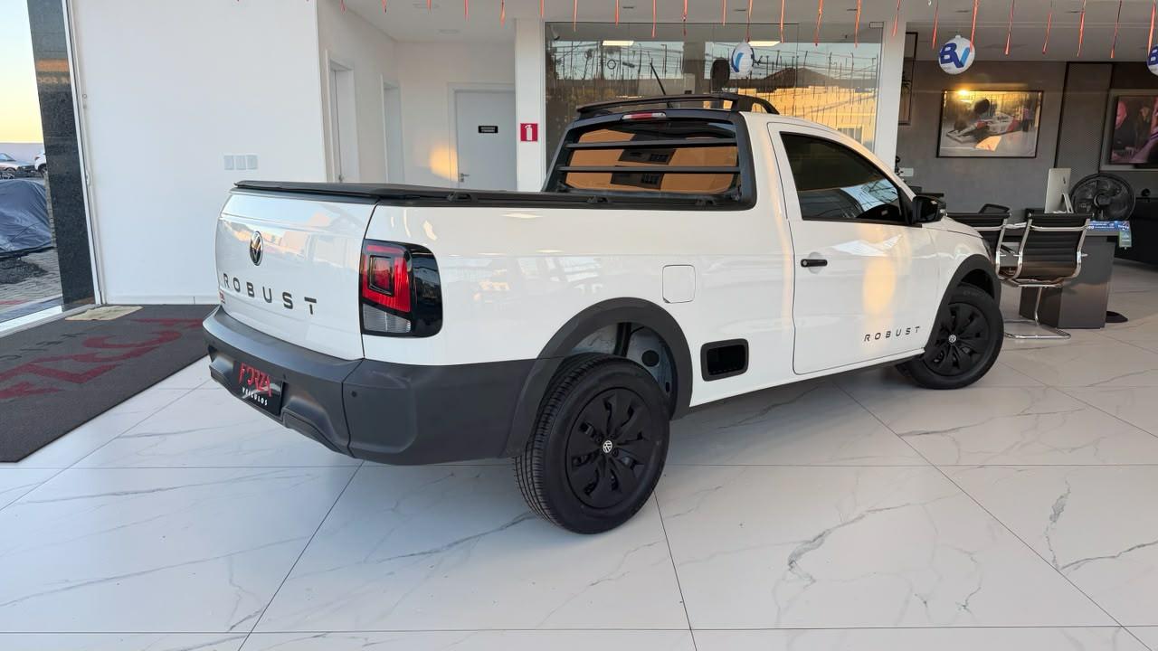 Foto numero 4 do veiculo Volkswagen Saveiro Robust 1.6 Total Flex 16V  - Branca - 2024/2025