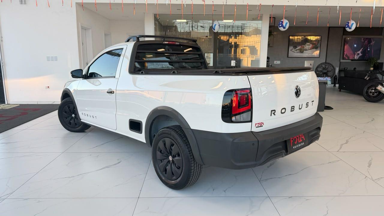 Foto numero 3 do veiculo Volkswagen Saveiro Robust 1.6 Total Flex 16V  - Branca - 2024/2025