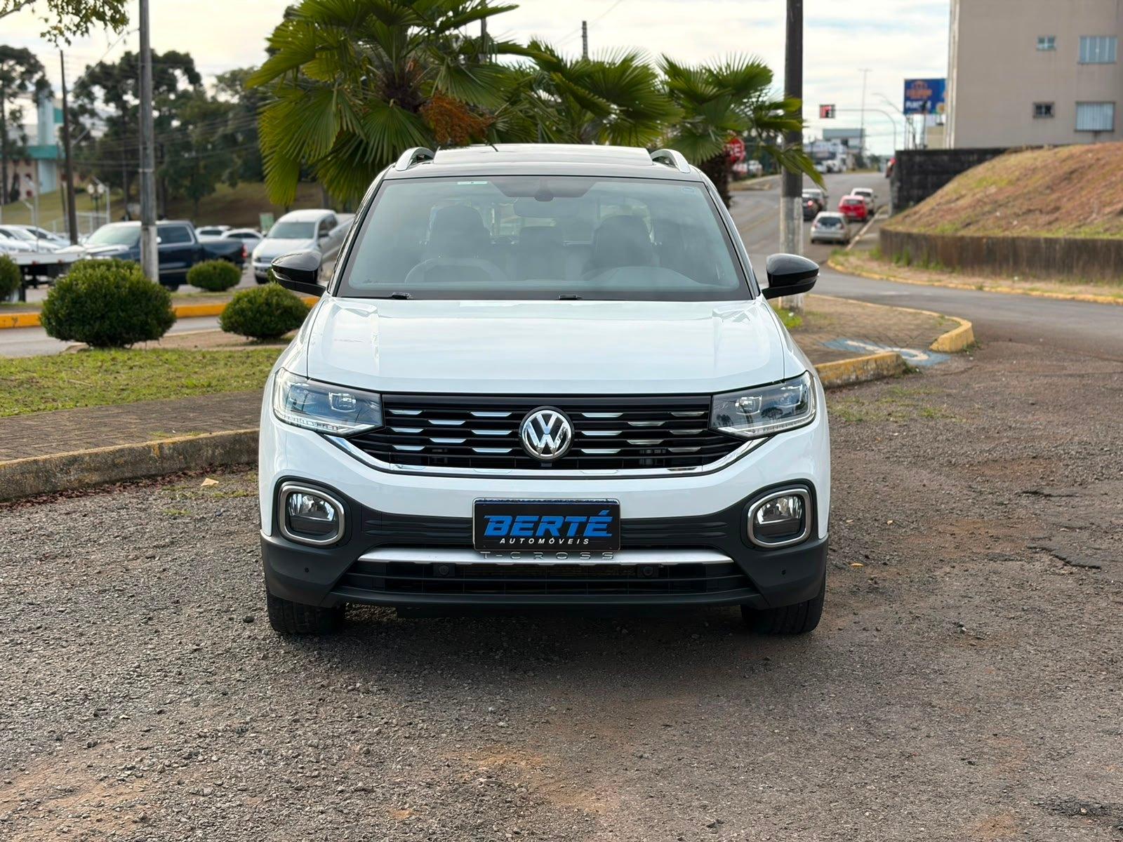 Foto numero 1 do veiculo Volkswagen T-Cross Hig. 250 TSI 1.4 Flex Aut - Branca - 2019/2020