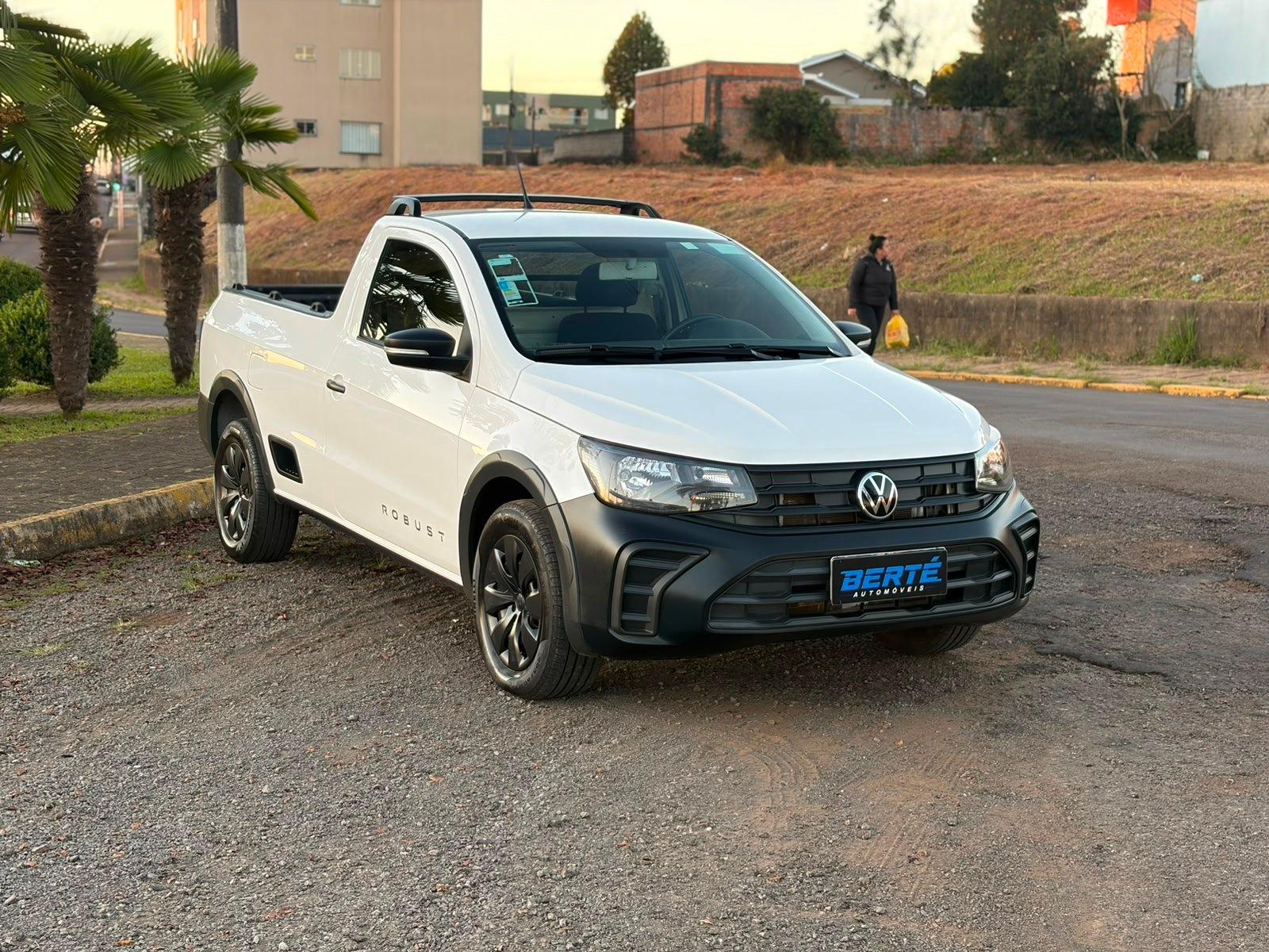 Foto numero 2 do veiculo Volkswagen Saveiro Robust 1.6 Total Flex - Branca - 2024/2025