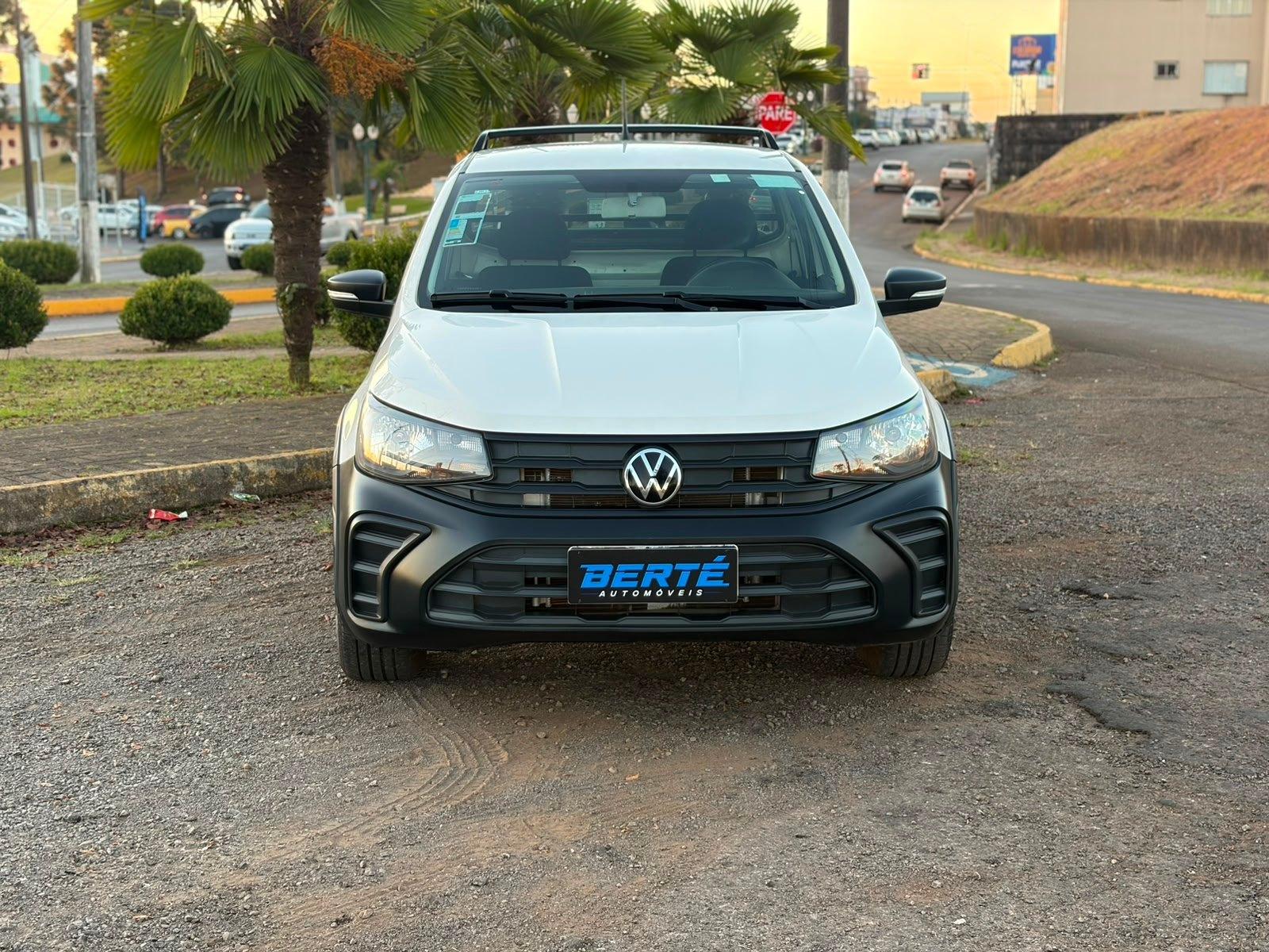 Foto numero 1 do veiculo Volkswagen Saveiro Robust 1.6 Total Flex - Branca - 2024/2025