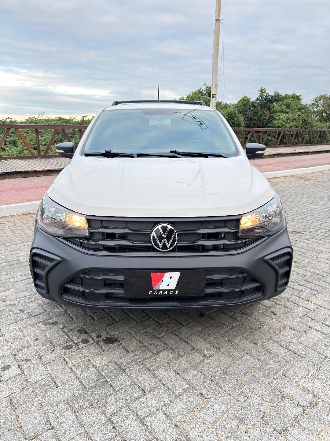 Foto numero 1 do veiculo Volkswagen Saveiro Robust 1.6 Total Flex 8V  - Branca - 2024/2025