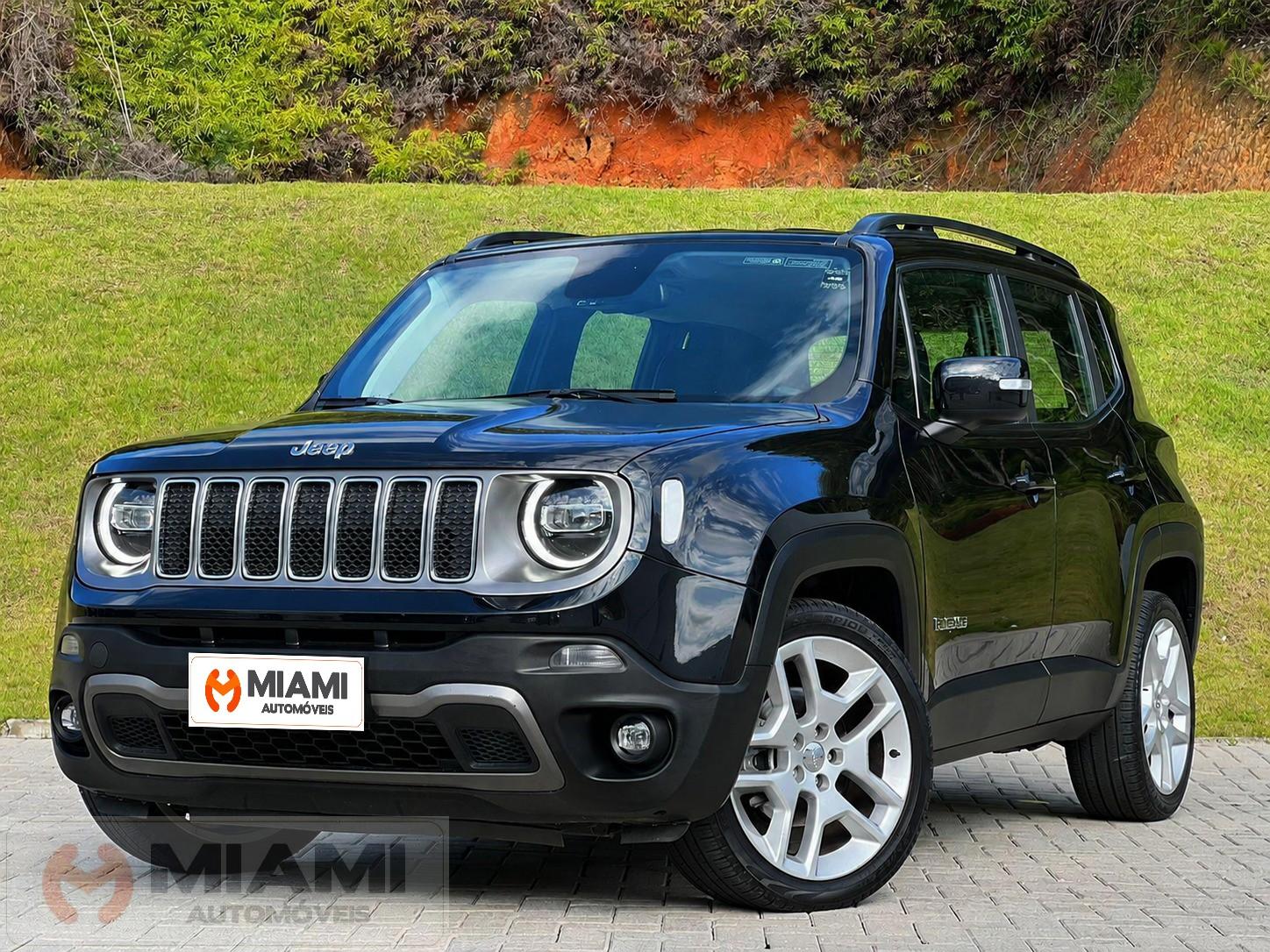 Foto numero 1 do veiculo Jeep Renegade Limited 1.8 - Preta - 2021/2021