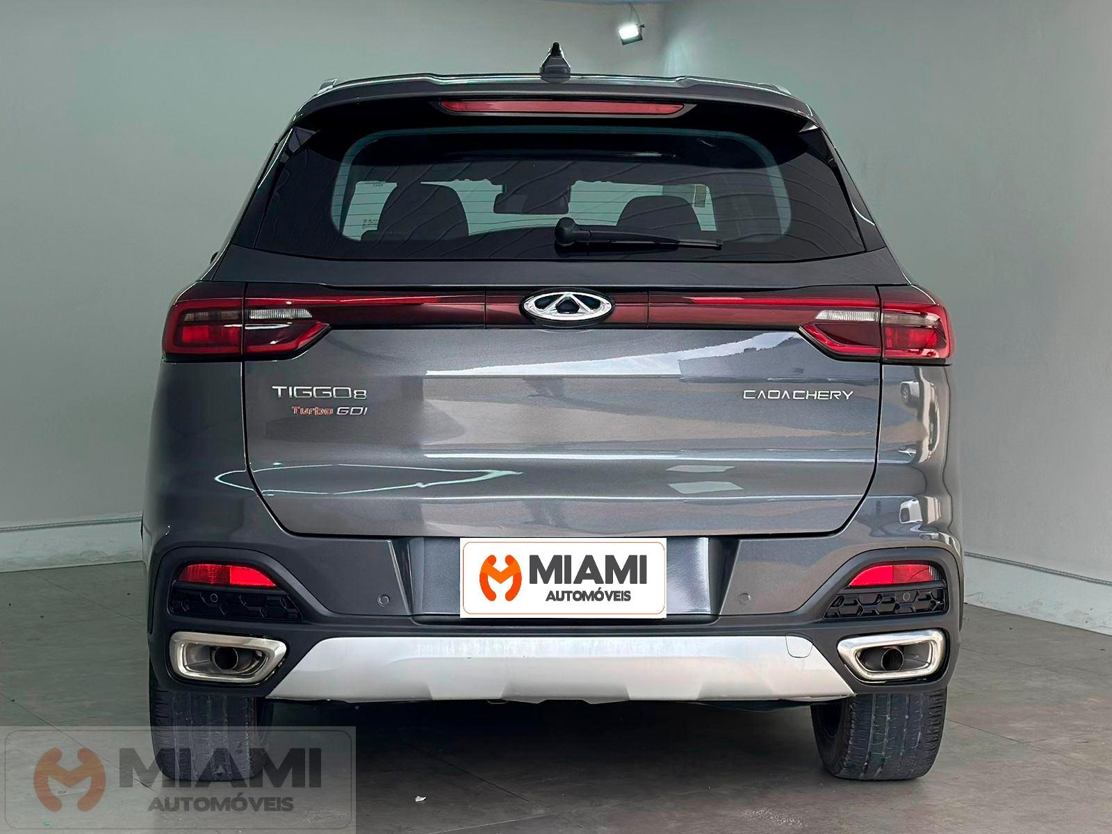 Foto numero 3 do veiculo CAOA Chery Tiggo 8 TXS 1.6 Turbo  - Cinza - 2021/2022