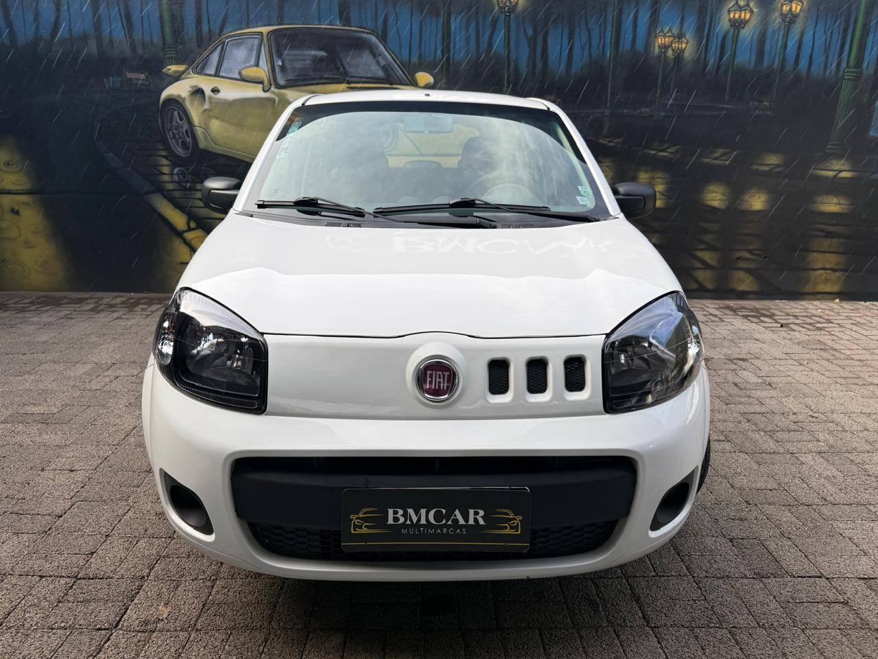 Foto numero 1 do veiculo Fiat Uno VIVACE Celeb. 1.0 EVO F.Flex 8V 5p  - Branca - 2015/2016