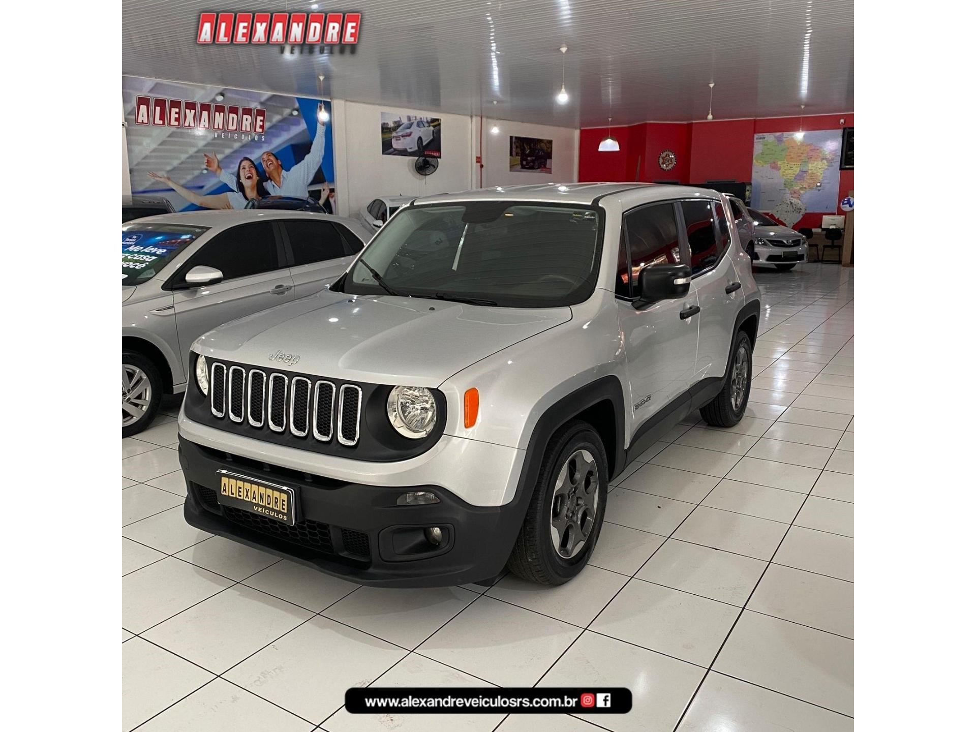 Foto numero 4 do veiculo Jeep Renegade Sport 1.8 4x2 Flex 16V Aut. - Prata - 2015/2016