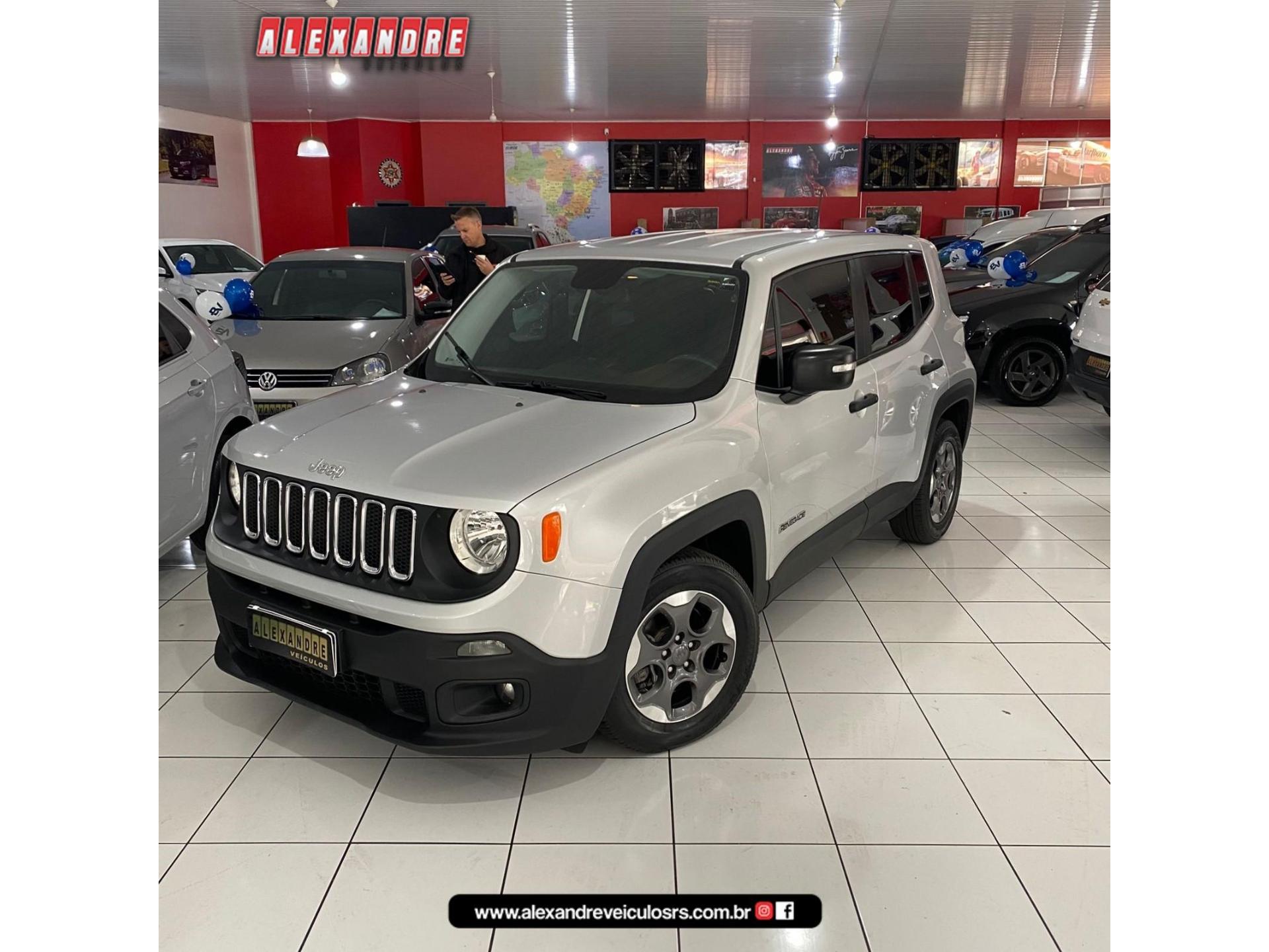 Foto numero 2 do veiculo Jeep Renegade Sport 1.8 4x2 Flex 16V Aut. - Prata - 2015/2016