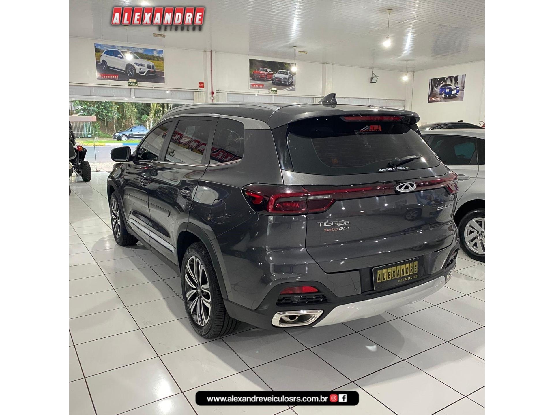 Foto numero 9 do veiculo CAOA Chery TIGGO 8 TXS 1.6 16V TGDi Aut.  - Cinza - 2021/2022