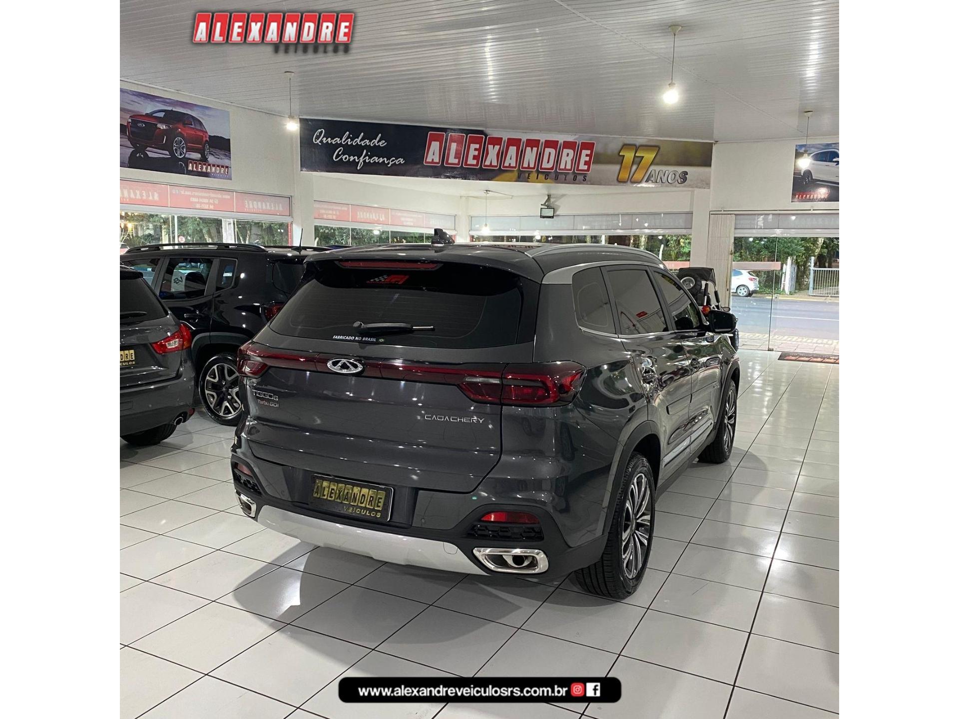 Foto numero 7 do veiculo CAOA Chery TIGGO 8 TXS 1.6 16V TGDi Aut.  - Cinza - 2021/2022