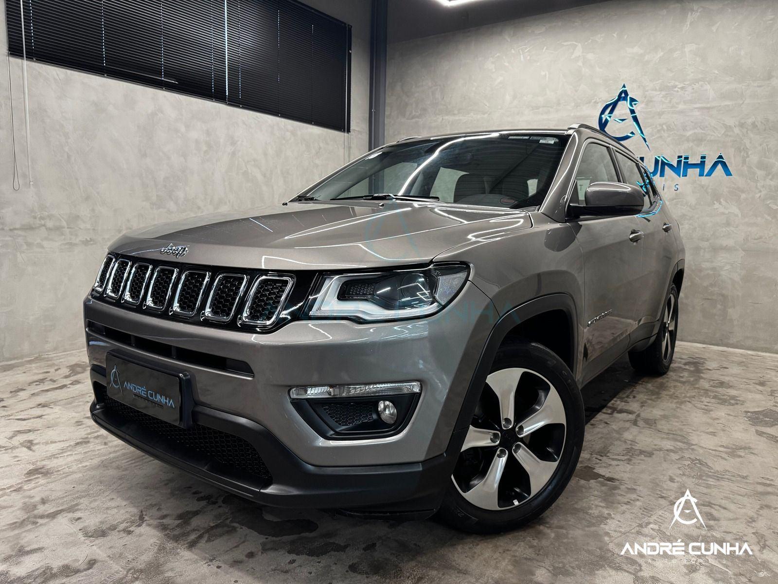 Foto numero 2 do veiculo Jeep Compass LONGITUDE 2.0 4x2 Flex 16V Aut. - Cinza - 2018/2018