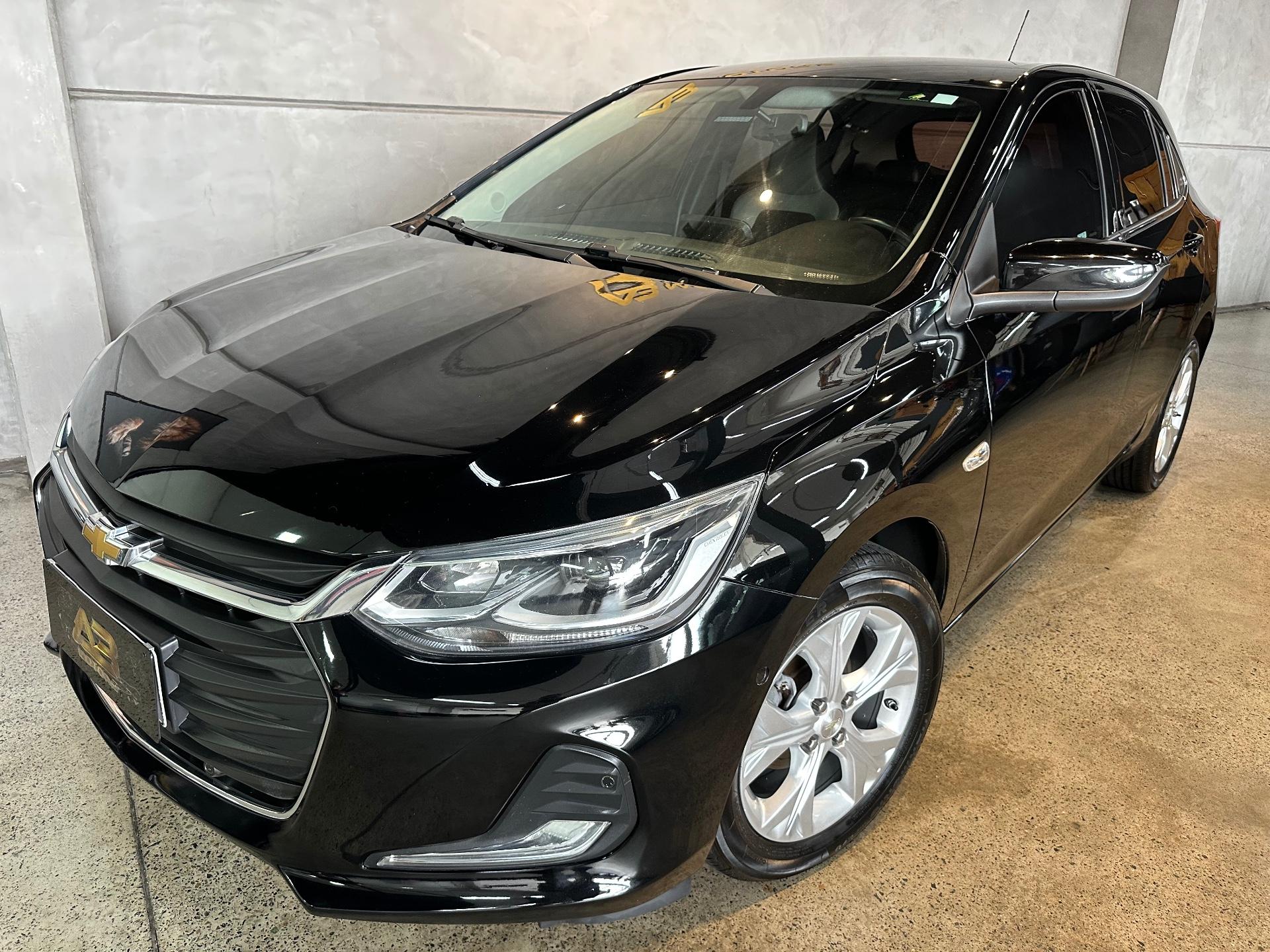 Foto numero 2 do veiculo Chevrolet Onix HEV/ 10TAT PR2 - Preta - 2020/2021