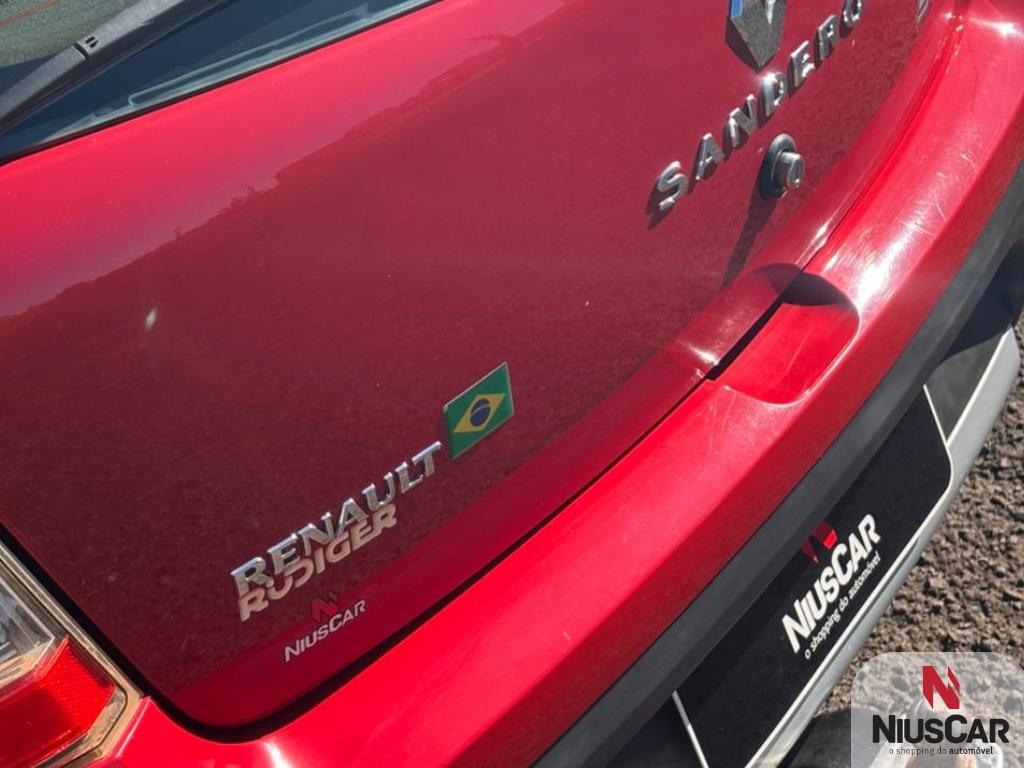 Foto numero 1 do veiculo Renault Sandero STEPWAY Hi-Power 1.6 8V 5p  - Vermelha - 2013/2014