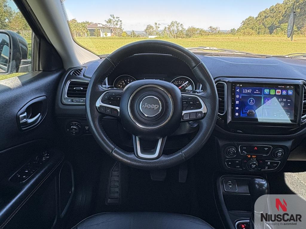 Foto numero 10 do veiculo Jeep Compass LONGITUDE 2.0 4x2 Flex 16V Aut.  - Cinza - 2018/2018