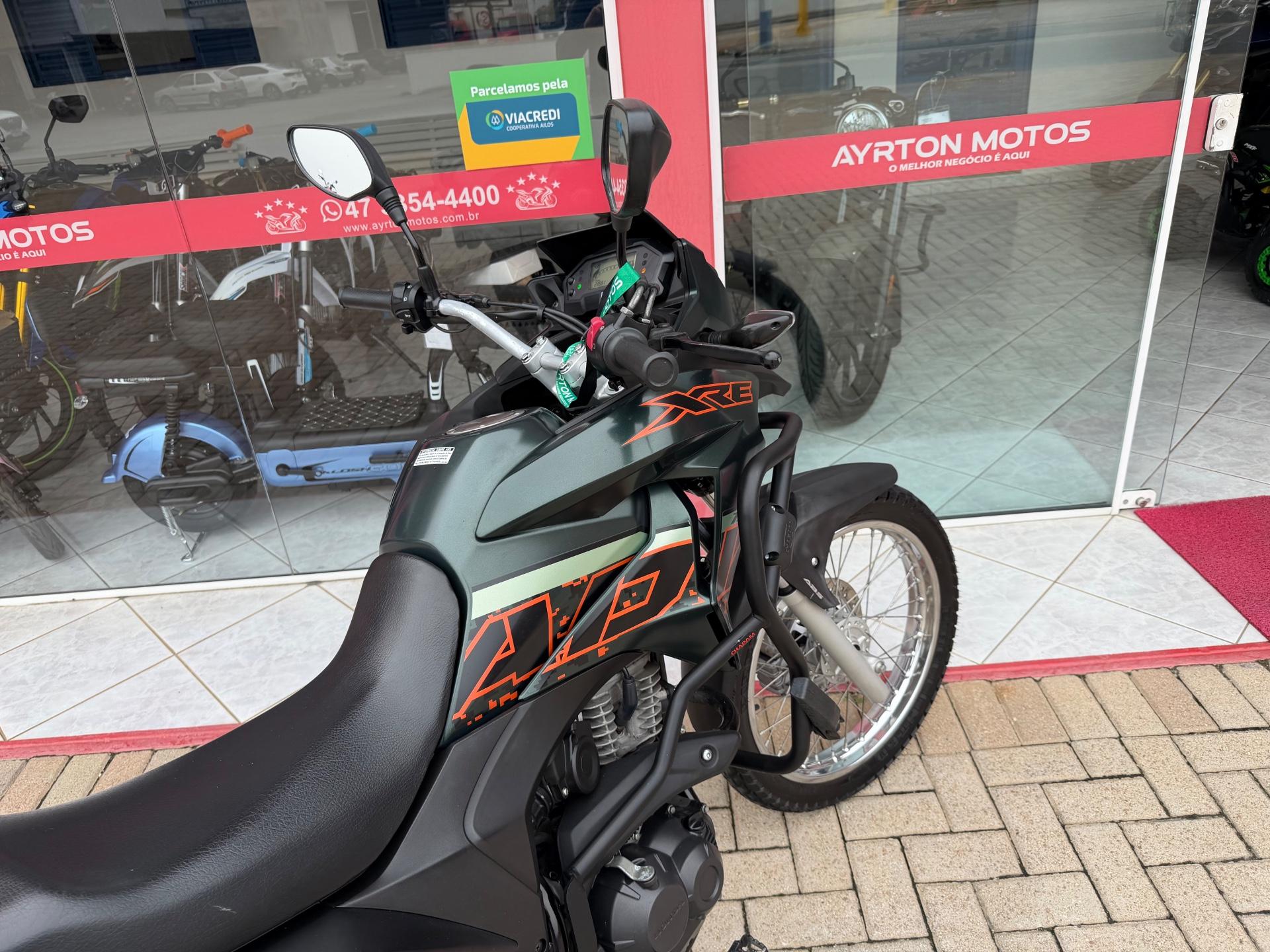 Foto numero 2 do veiculo Honda Xre 190 ADVENTURE FLEX  - Verde - 2024/2024