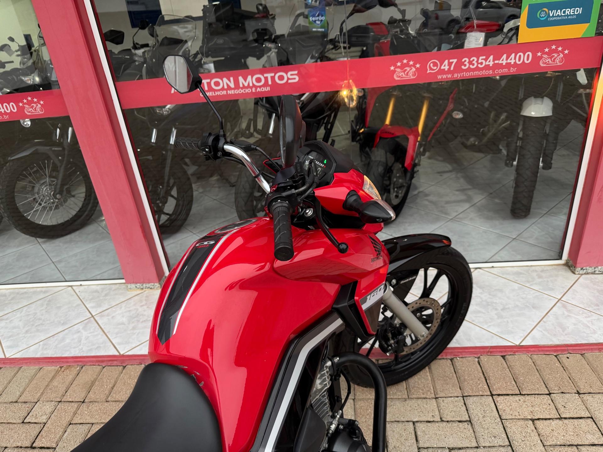 Foto numero 4 do veiculo Honda CG-160 TITAN FLEXONE/Ed.Especial 40 Anos  - Vermelha - 2021/2021