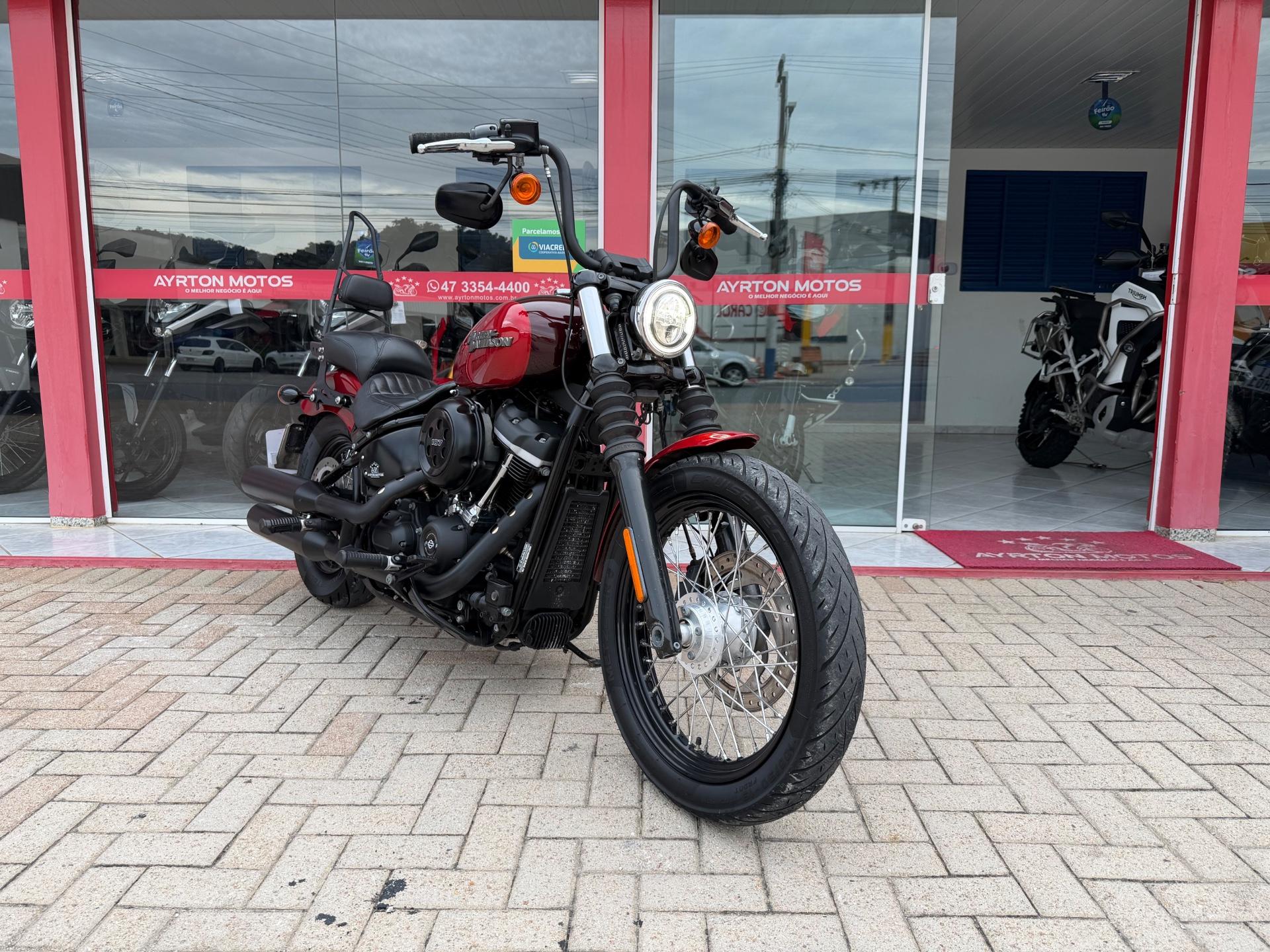 Foto numero 1 do veiculo Harley Davidson Harley Davidson STREET BOB FXBB  - Vermelha - 2018/2018