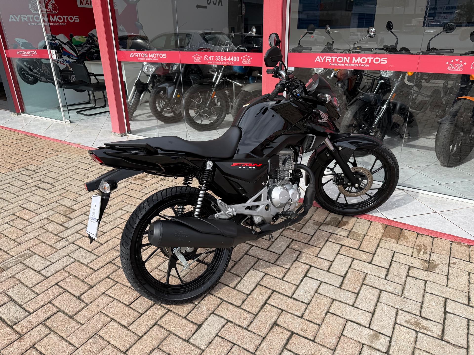 Foto numero 3 do veiculo Honda CG 160 FAN Flex - Preta - 2025/2026