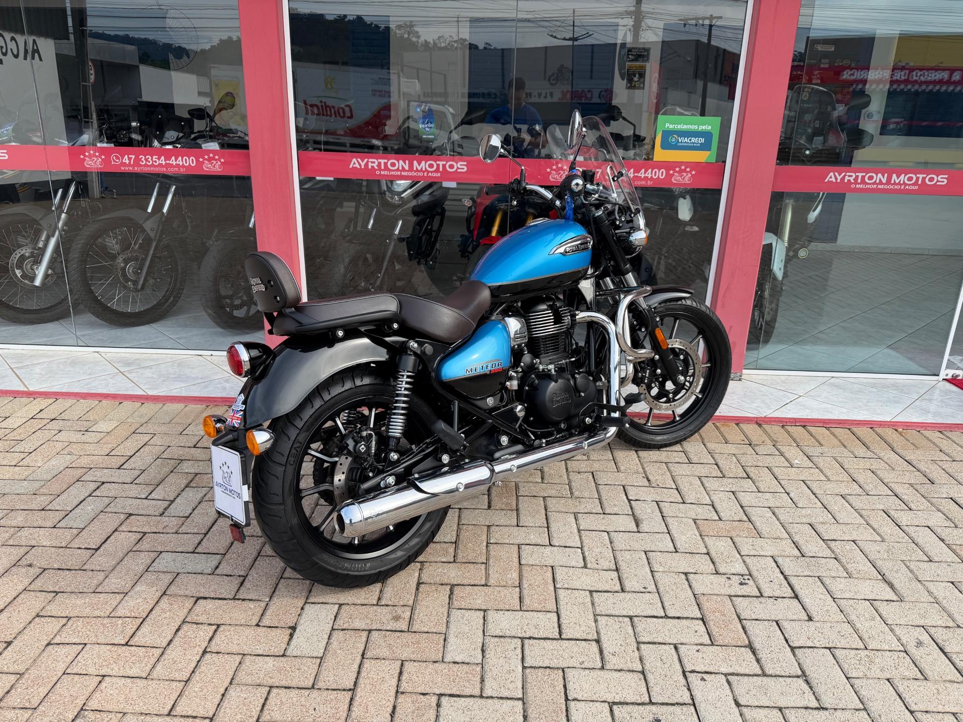 Foto numero 3 do veiculo Royal Enfield Meteor  350 Supernova - Azul - 2022/2023