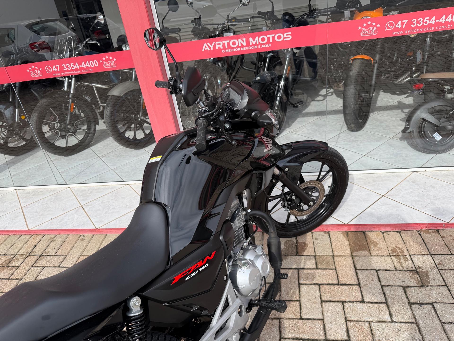 Foto numero 4 do veiculo Honda CG 160 FAN Flex - Preta - 2025/2026