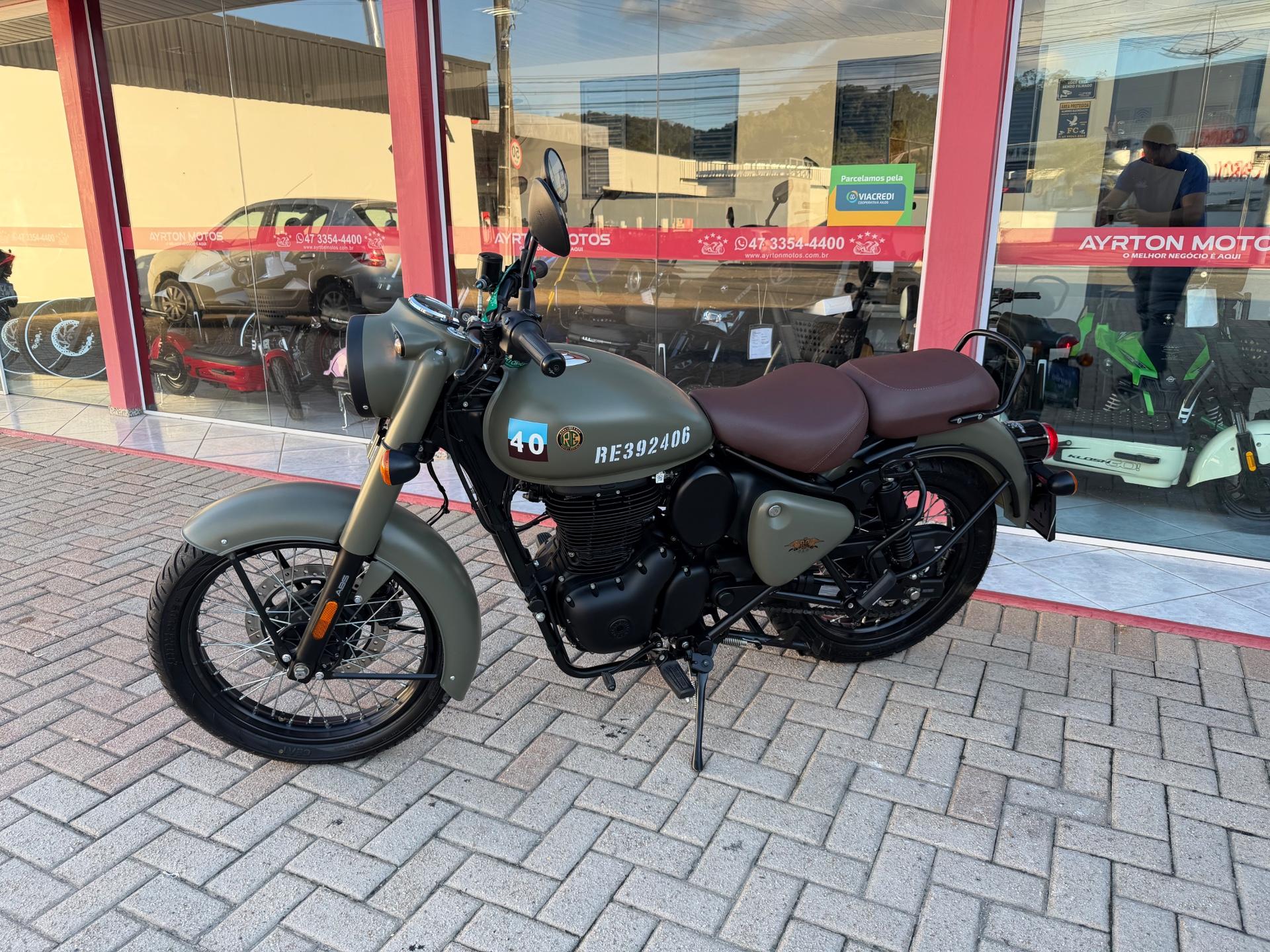 Foto numero 2 do veiculo Royal Enfield Classic 350 Signals - Cinza - 2024/2025