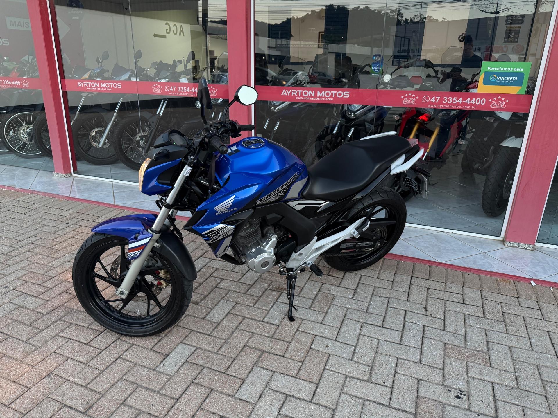Foto numero 2 do veiculo Honda CB 250F Twister - Azul - 2021/2021