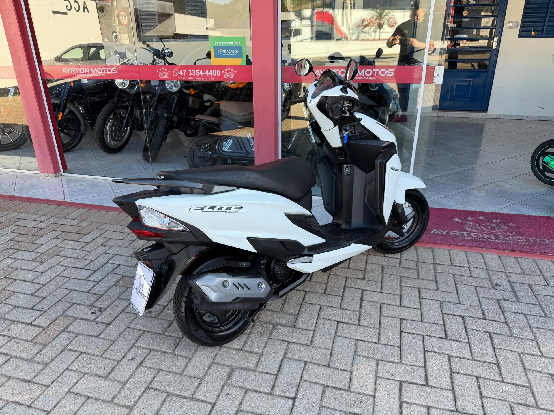 Foto numero 3 do veiculo Honda Elite 125 . - Branca - 2025/2026