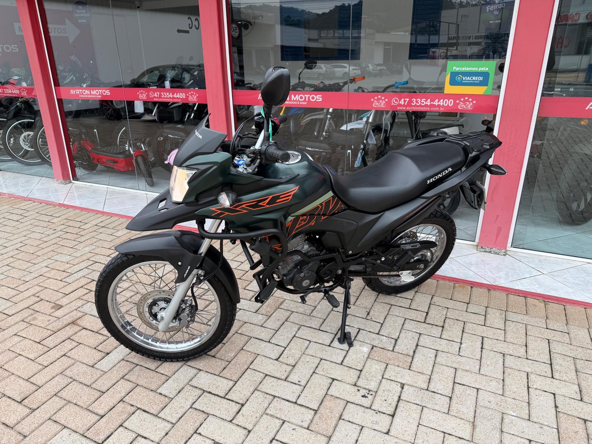 Foto numero 3 do veiculo Honda Xre 190 ADVENTURE FLEX  - Verde - 2024/2024
